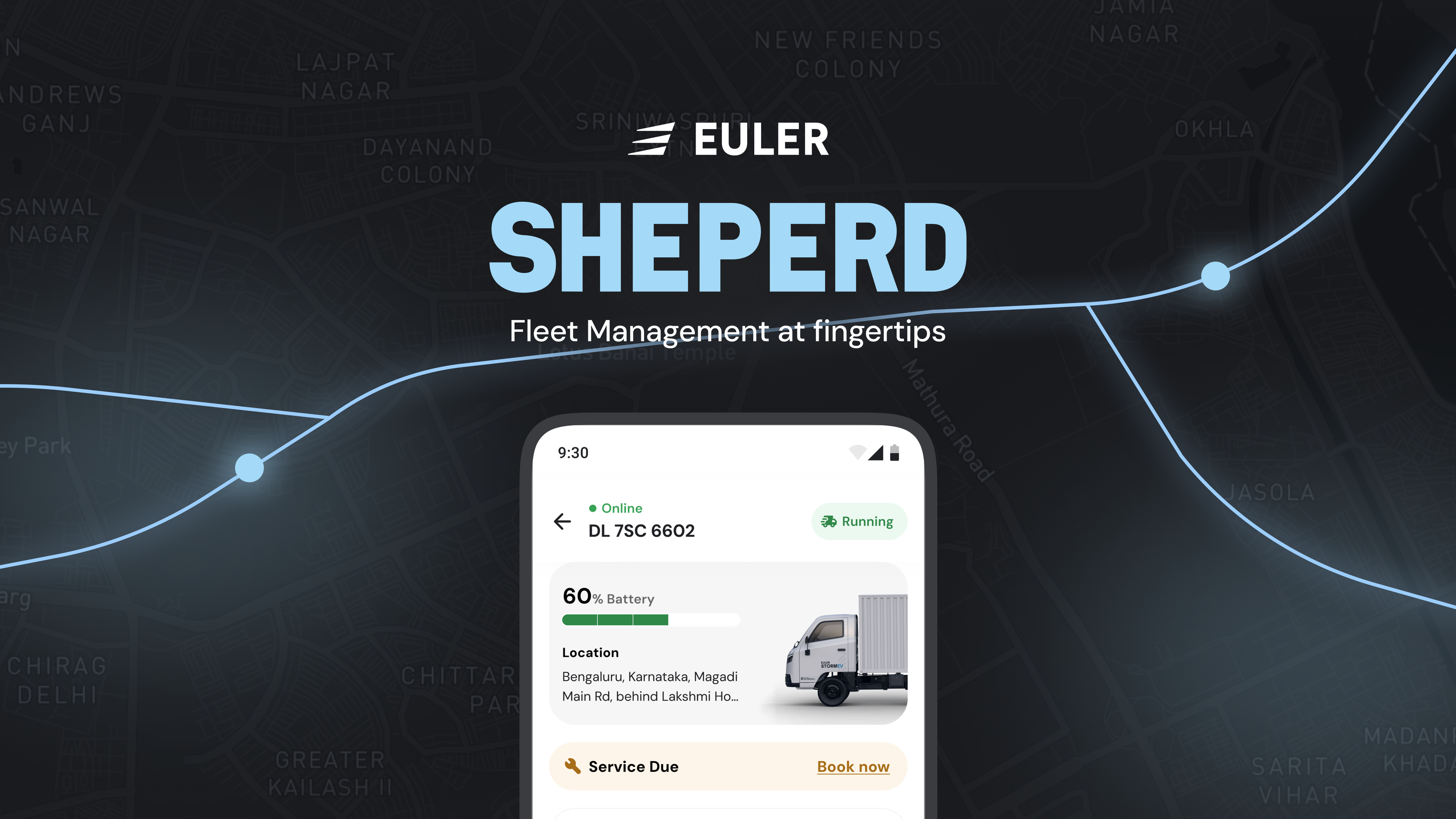 Sheperd (Fleet Management) for Euler Motors