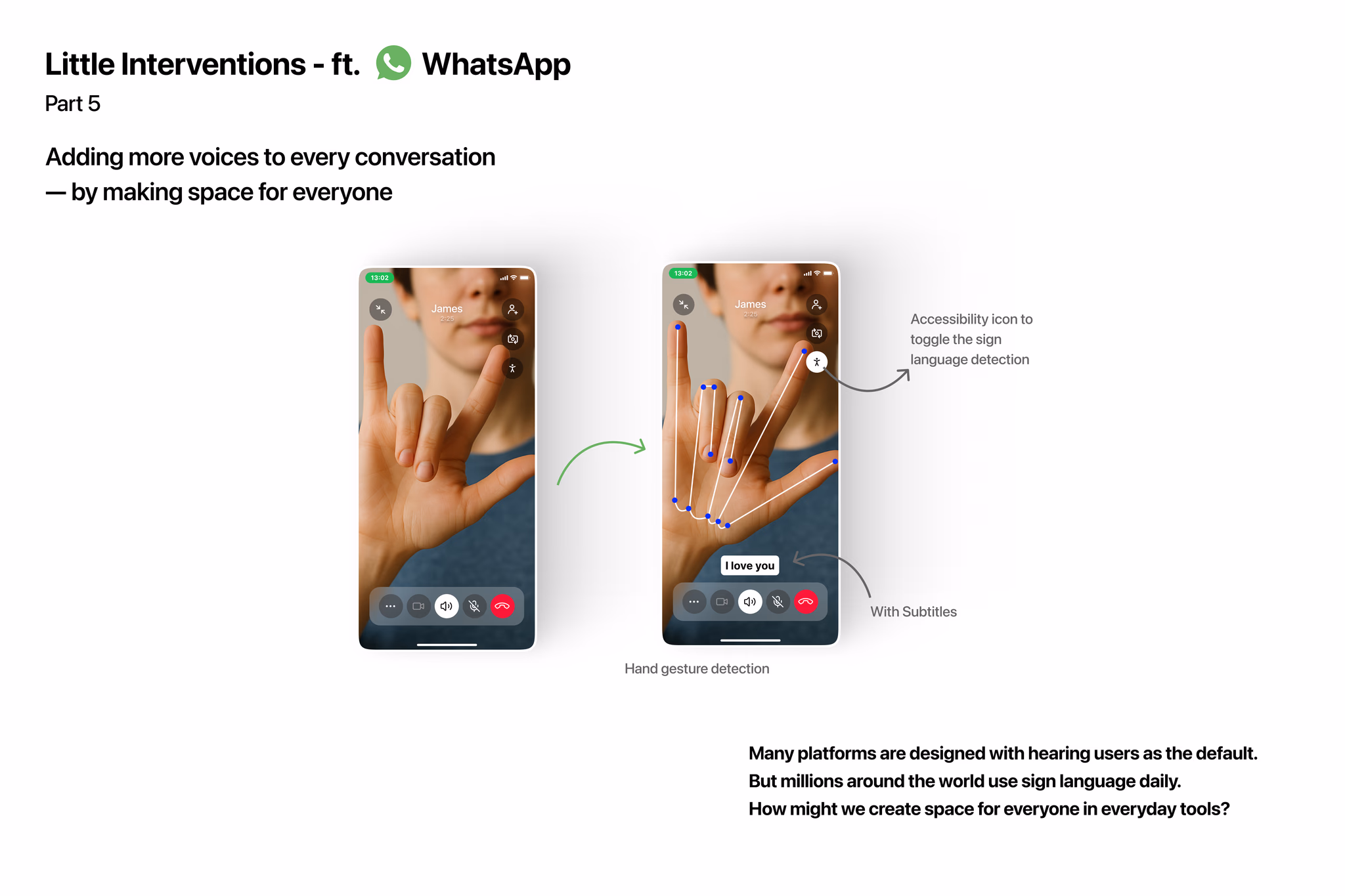 WhatsApp -  Video calls with sign language