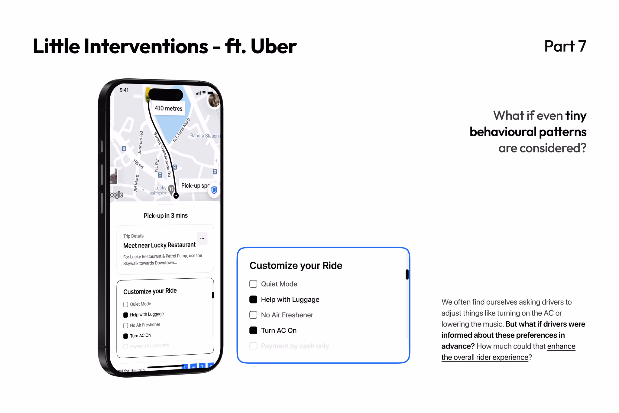 Uber - Ride preferences